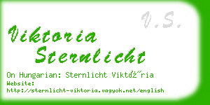 viktoria sternlicht business card